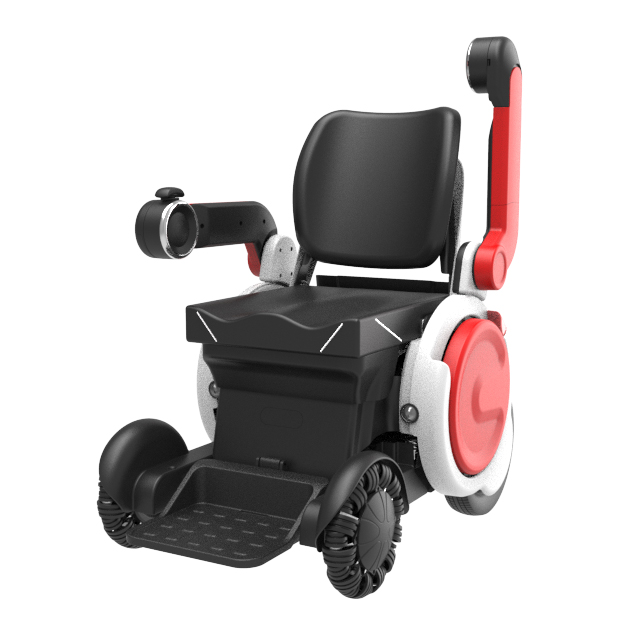 Cadeira elétrica confortável com bateria de lítio e grande flexibilidade para idosos no exterior
